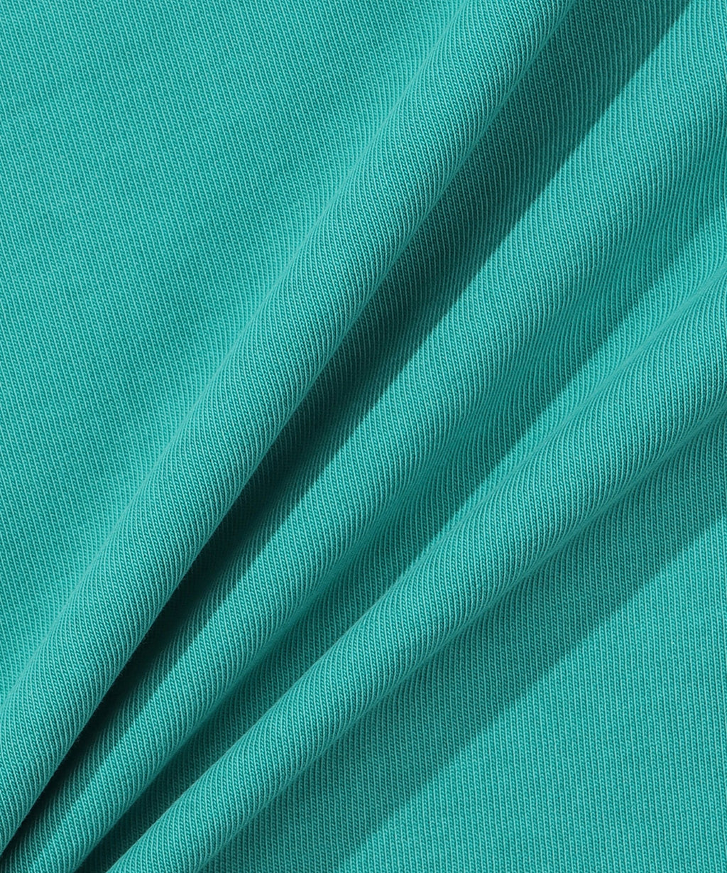 W Crop Fit Vintage Half T-Shirt