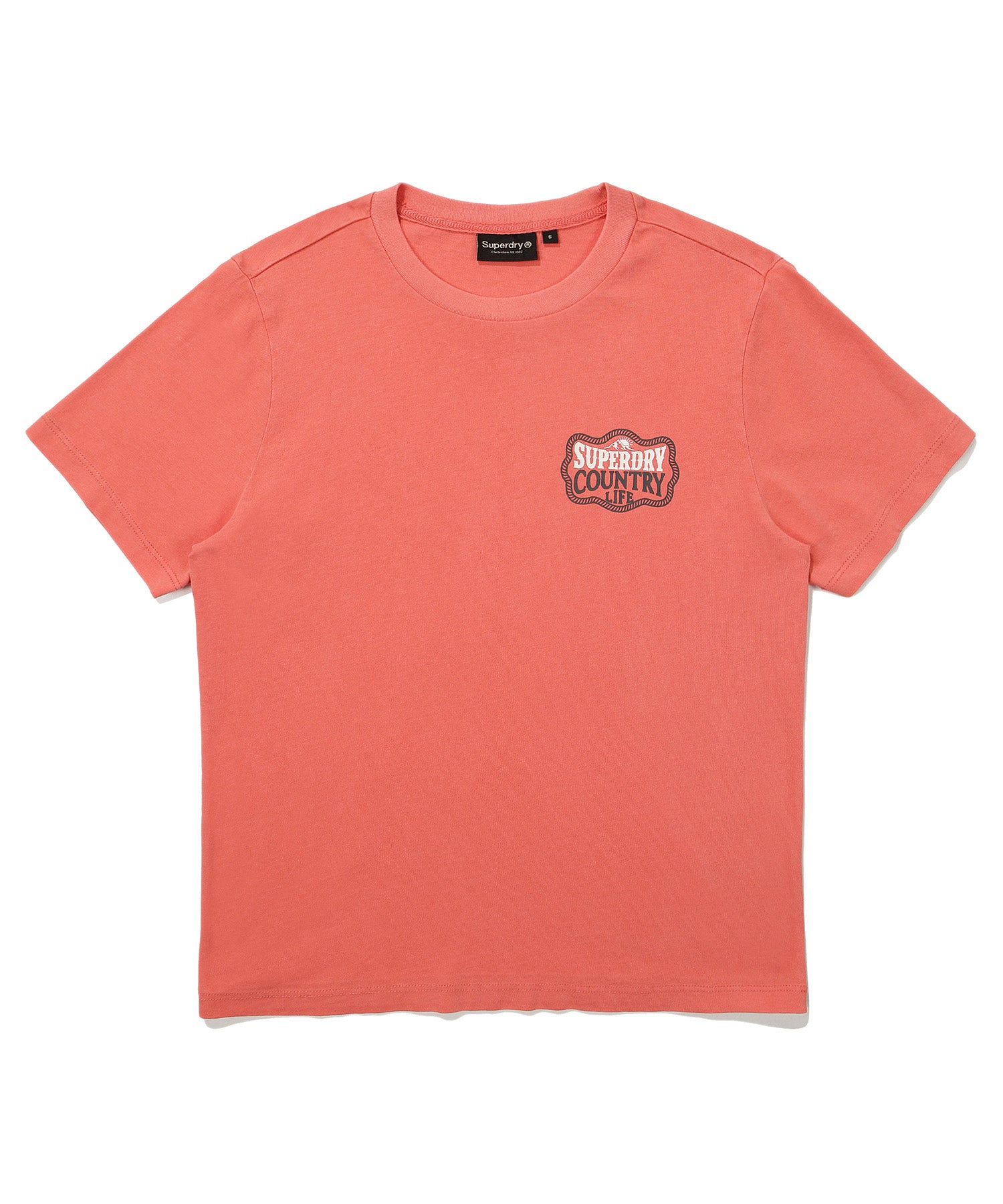 W Regular Fit Vintage Half T-Shirt