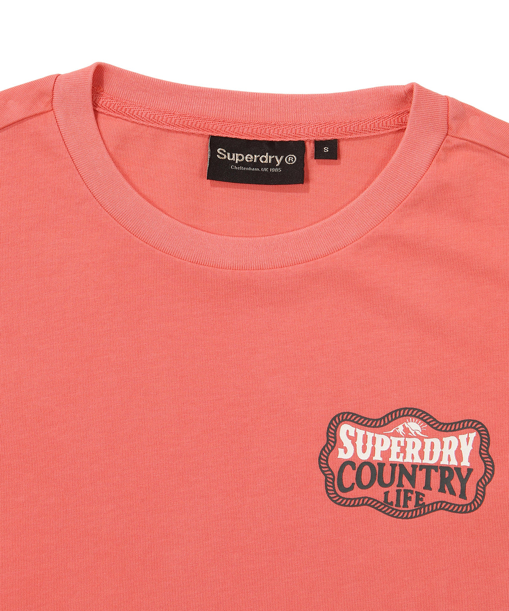 W Regular Fit Vintage Half T-Shirt