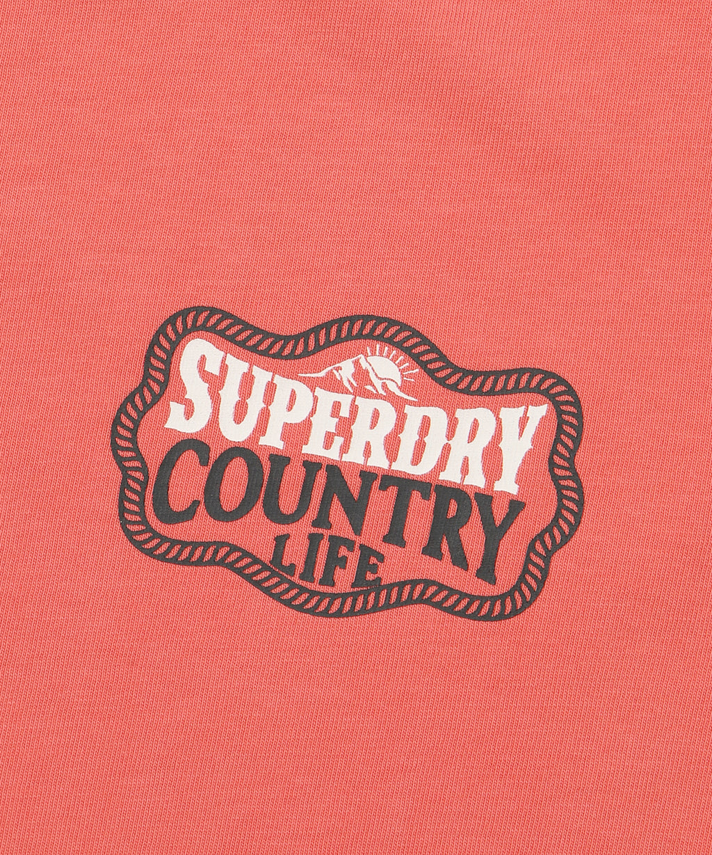 W Regular Fit Vintage Half T-Shirt