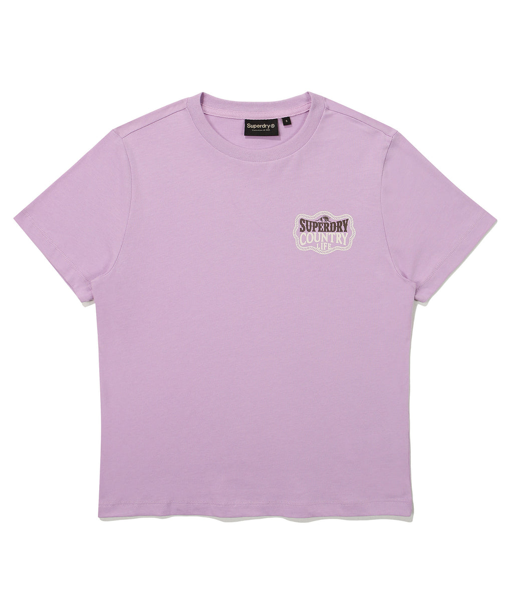 W Regular Fit Vintage Half T-Shirt