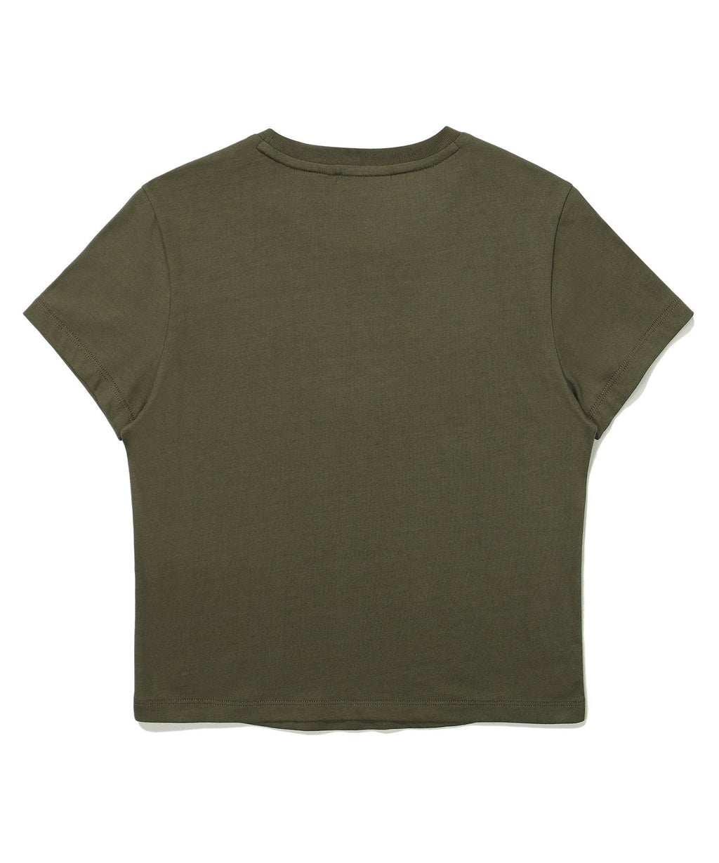 W Crop Camp Half T-Shirt