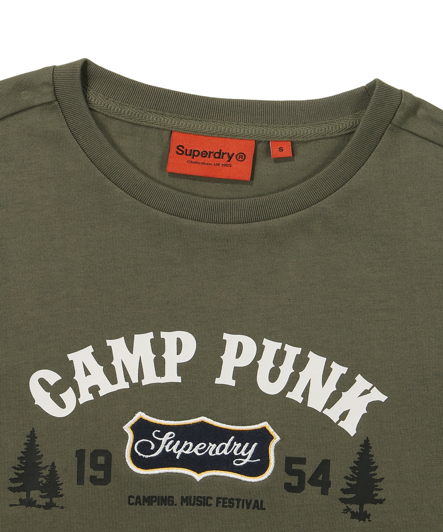 W Crop Camp Half T-Shirt