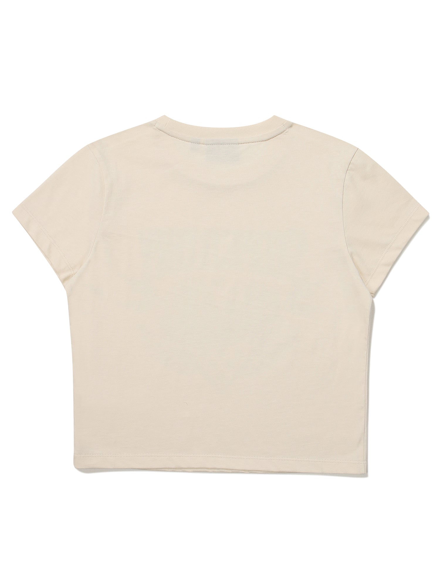 W Crop Heart Half T-Shirts