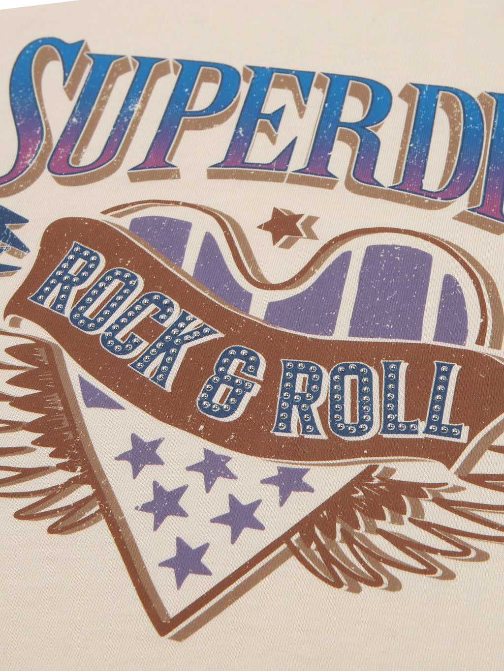 W Crop Heart Half T-Shirts