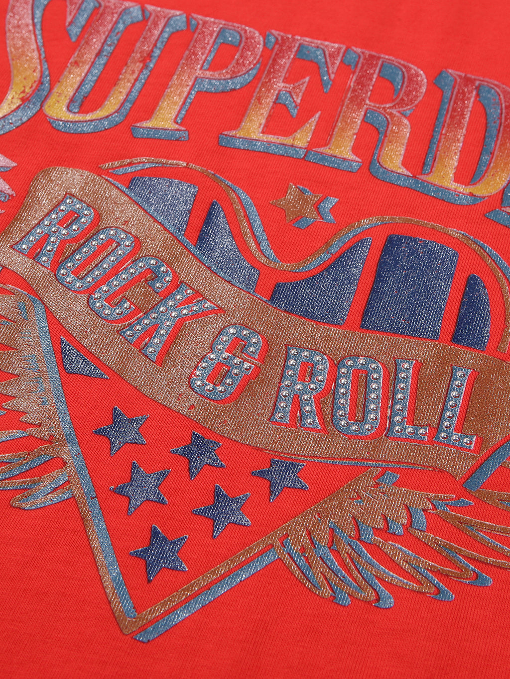 W Crop Heart Half T-Shirts