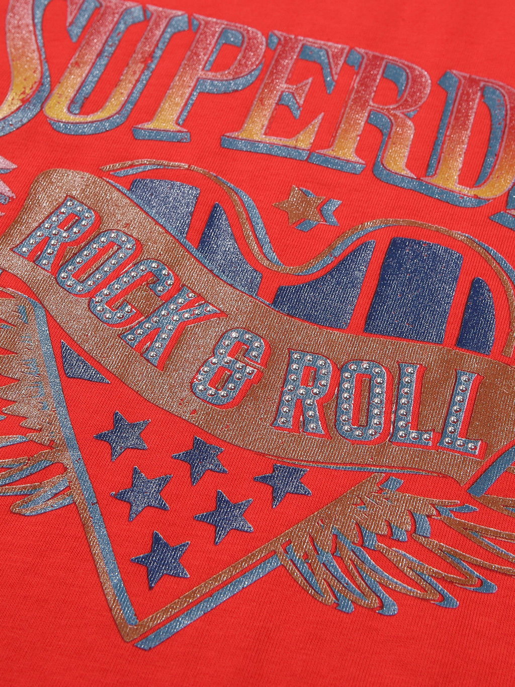 W Crop Heart Half T-Shirts