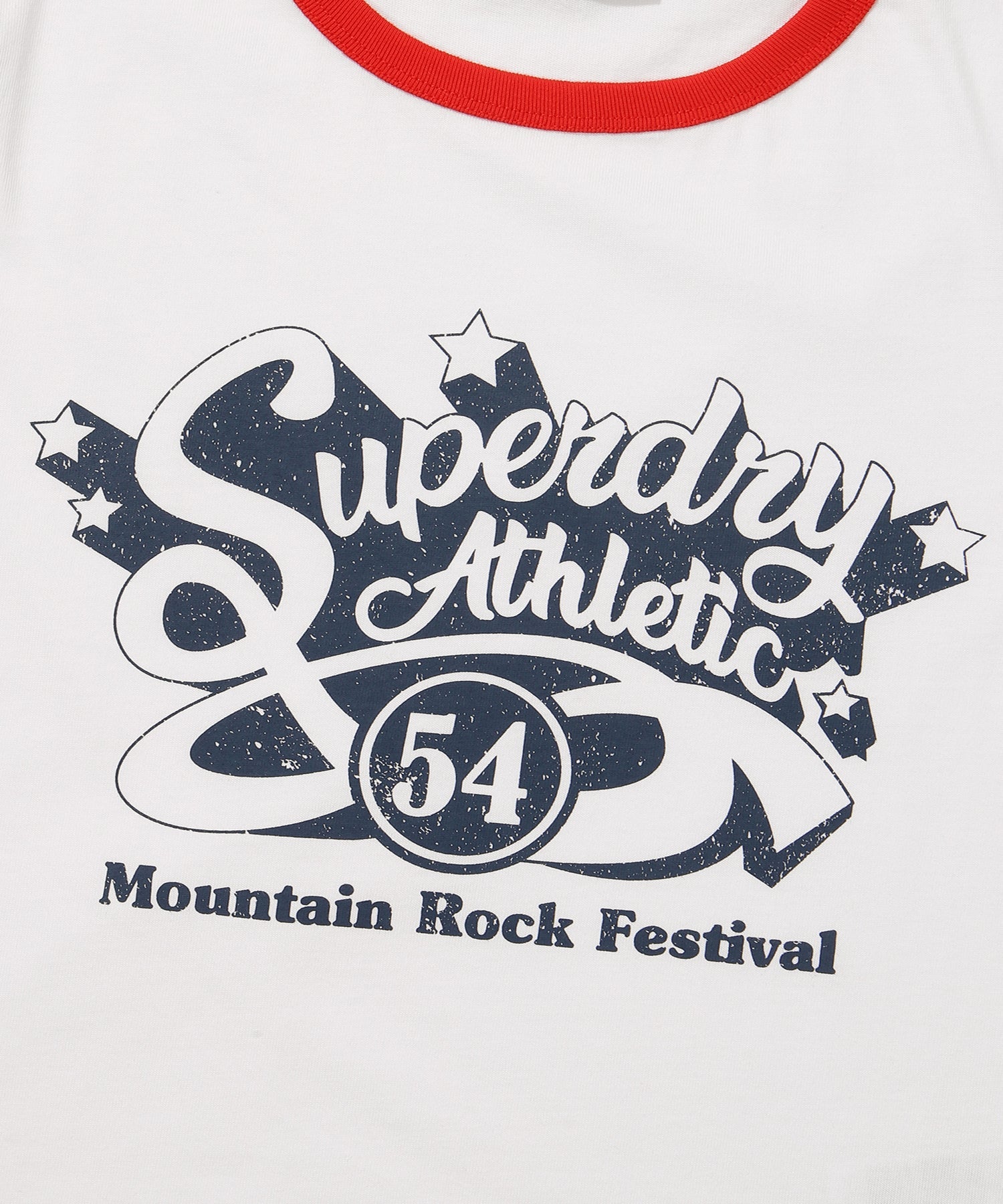 W Crop Raglan Festival Half T-Shirt