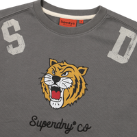 W Super Tiger Half T-Shirts - D/Grey