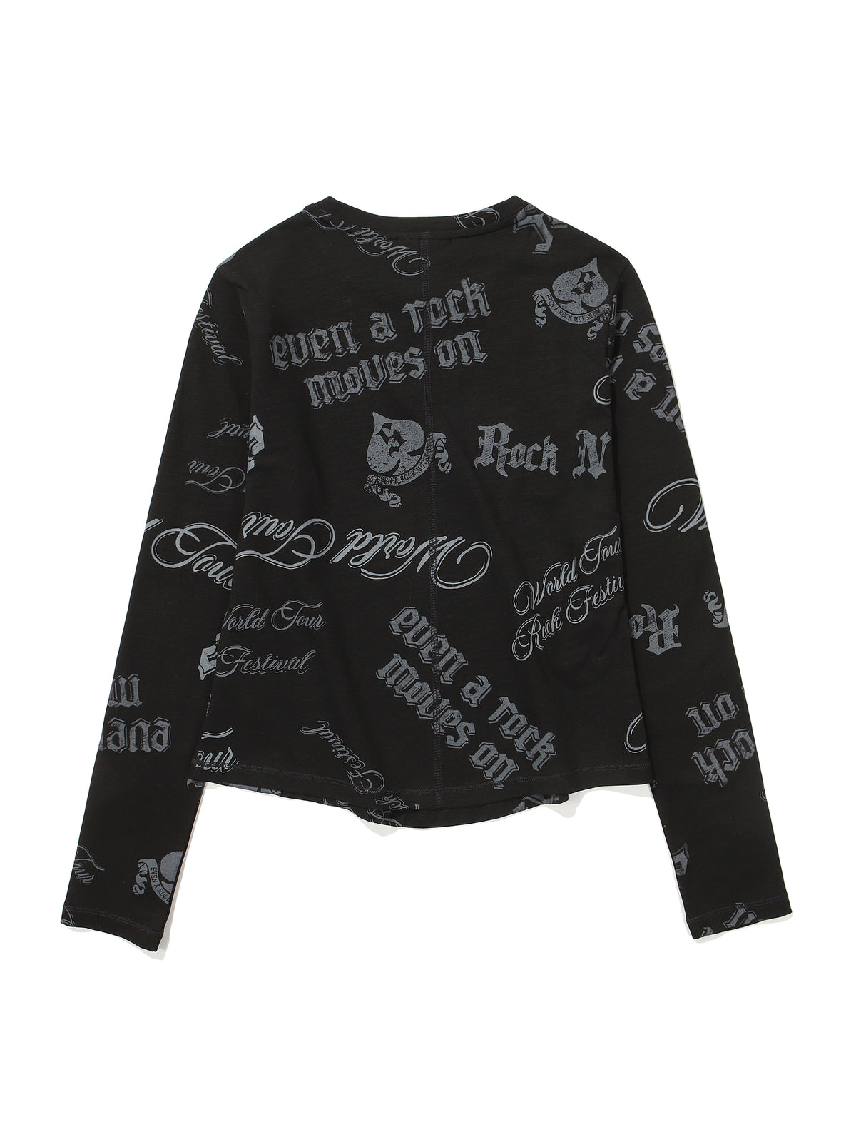 W Graphic Sheer Long Sleeve