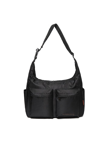 Multi Pocket Cross Bag - Black