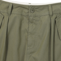 Cargo Wide Parasuit Pants - Khaki