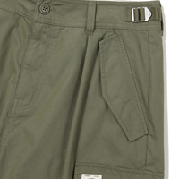 Cargo Wide Parasuit Pants - Khaki