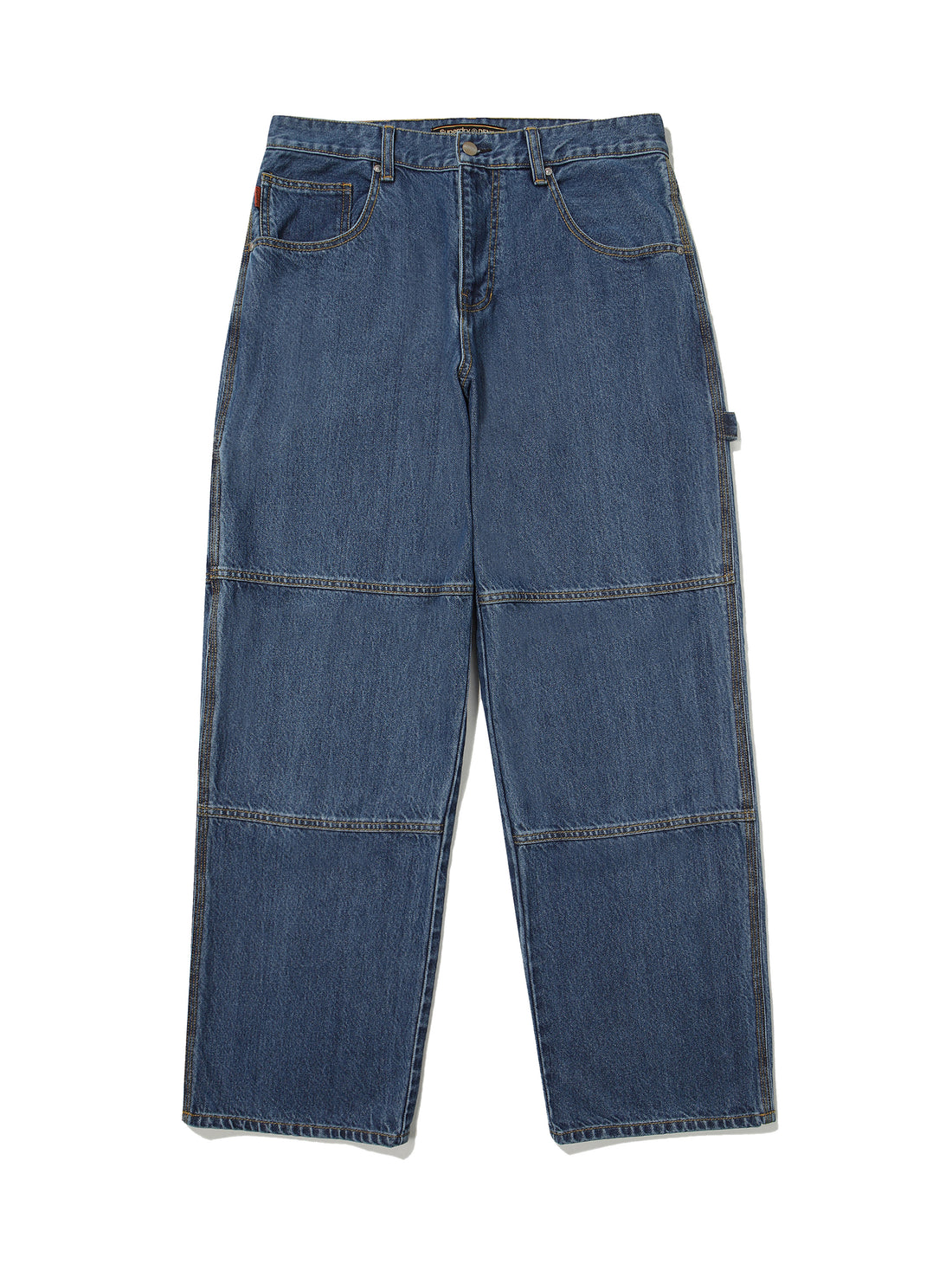 Carpenter Double Knee Denim Pants - Indigo