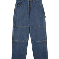 Carpenter Double Knee Denim Pants - Indigo