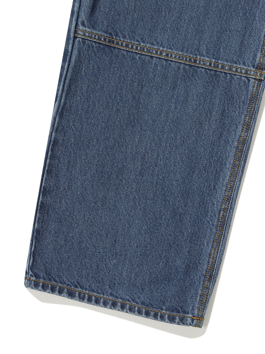 Carpenter Double Knee Denim Pants - Indigo