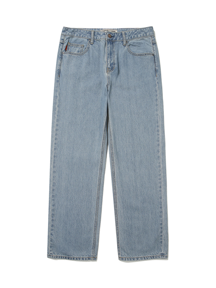 Iconic Straight Fit Denim Pants - L/Indigo