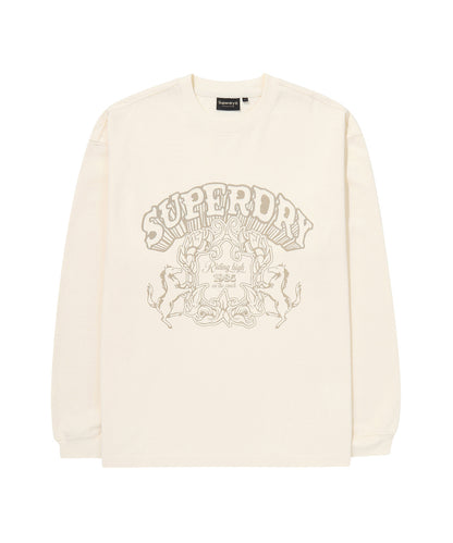 Vintage Work Washed Long Sleeve - Cream