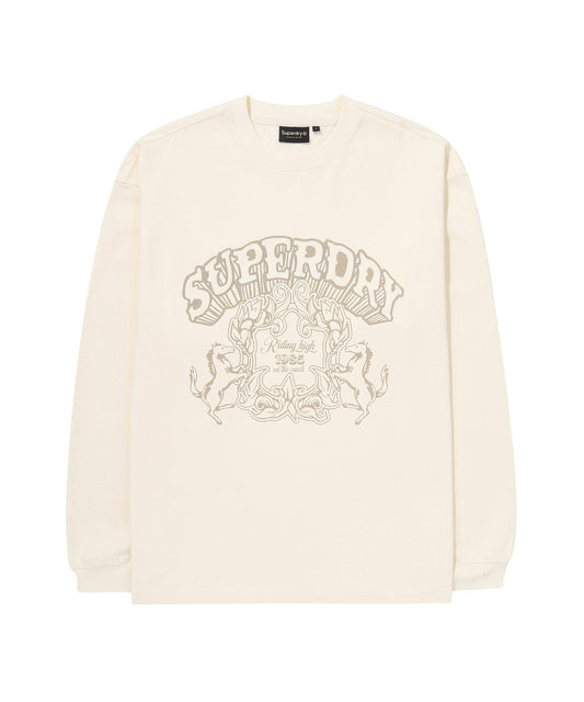 Vintage Work Washed Long Sleeve - Cream
