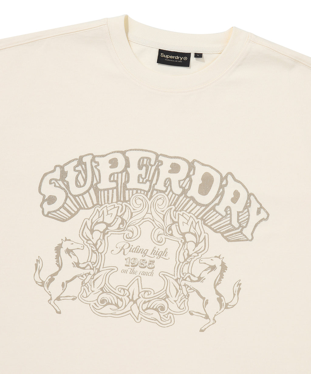 Vintage Work Washed Long Sleeve - Cream