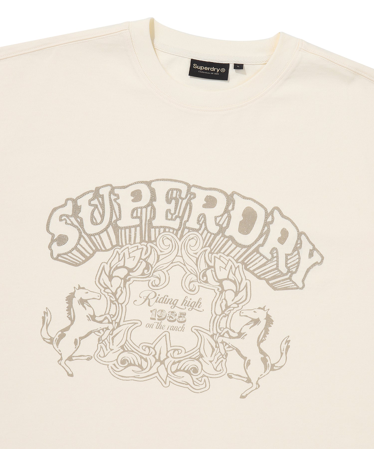 Vintage Work Washed Long Sleeve - Cream