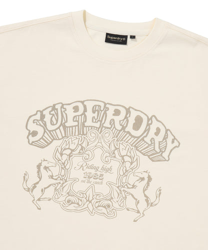 Vintage Work Washed Long Sleeve - Cream