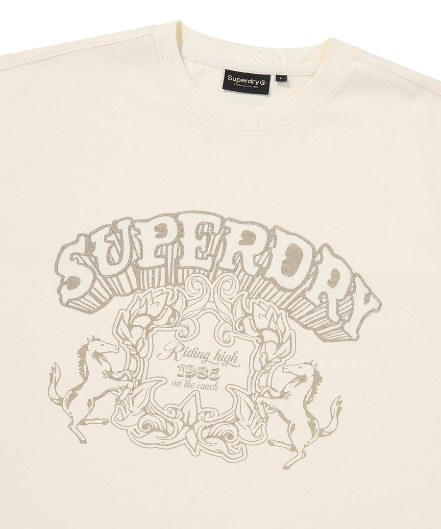 Vintage Work Washed Long Sleeve - Cream