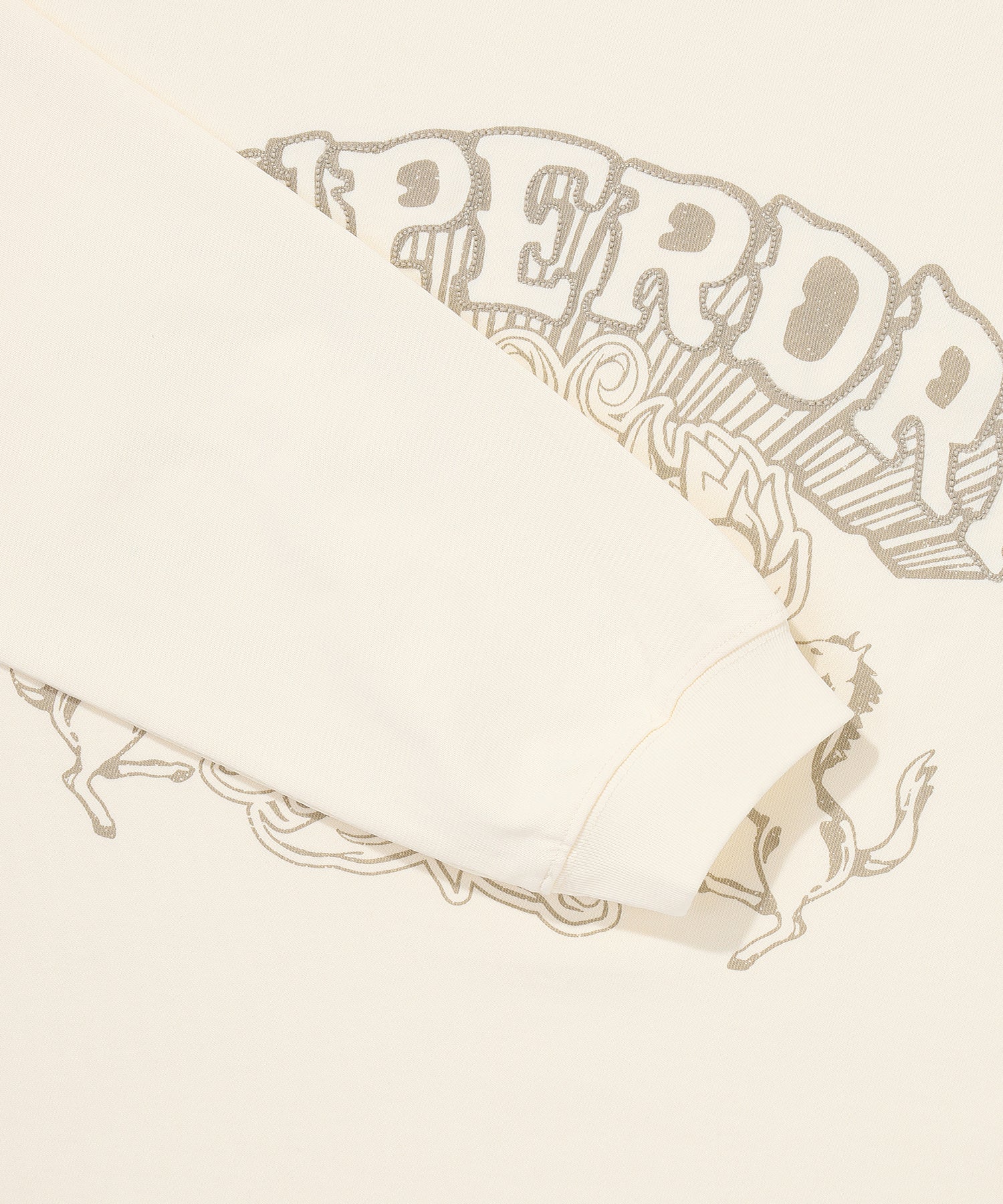 Vintage Work Washed Long Sleeve - Cream