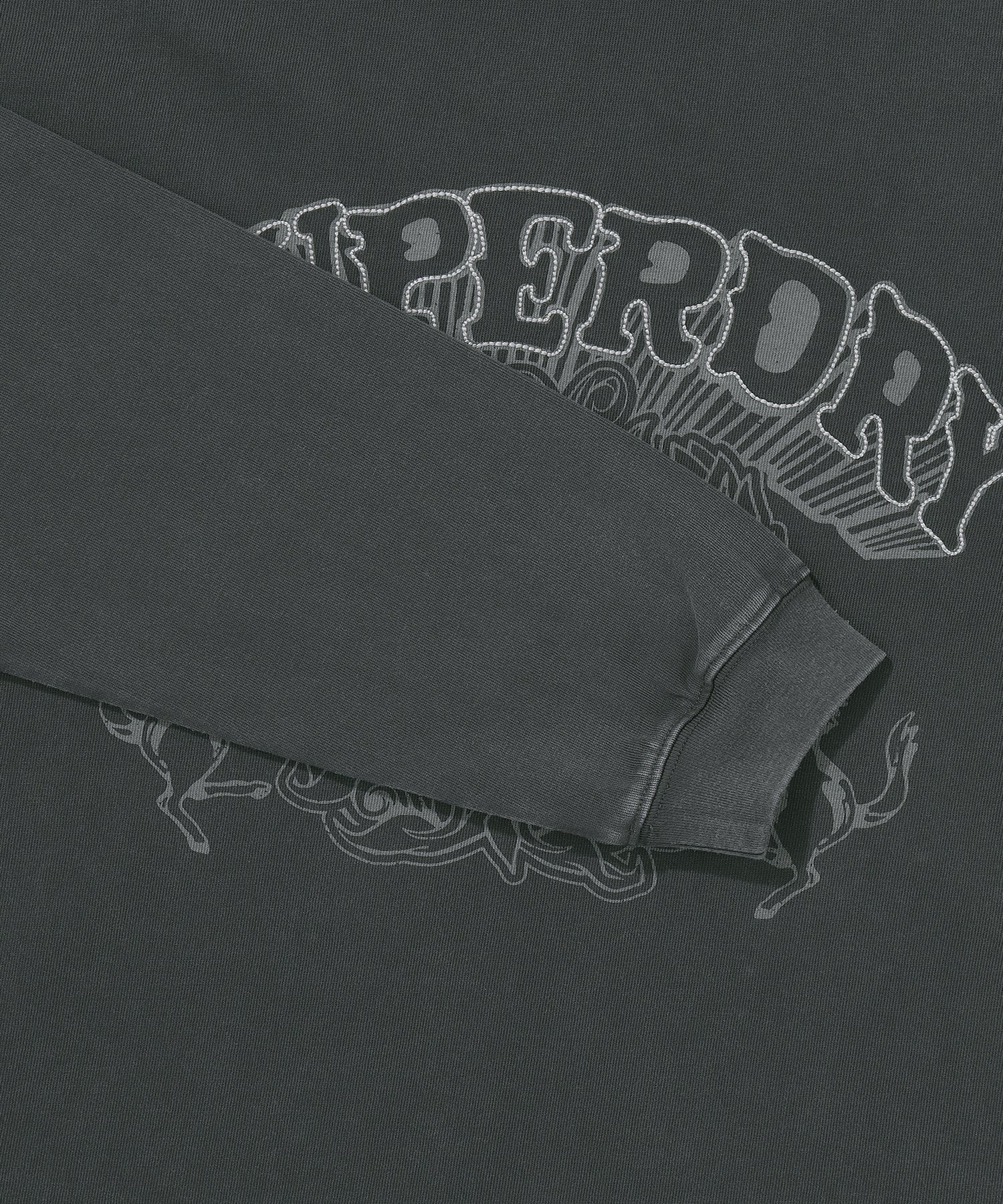 Vintage Work Washed Long Sleeve - D/Grey