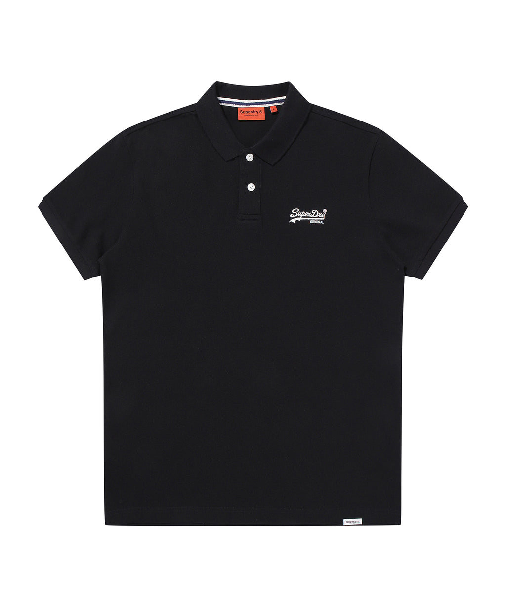 Vintage Logo Polo Shirt - Black