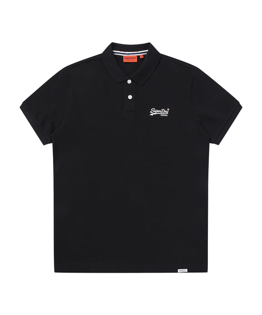 Vintage Logo Polo Shirt - Black
