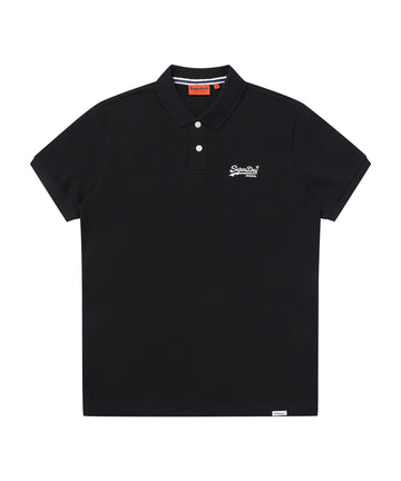 Vintage Logo Polo Shirt - Black