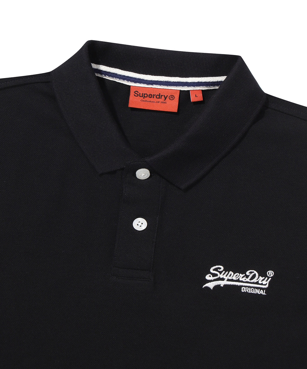 Vintage Logo Polo Shirt - Black