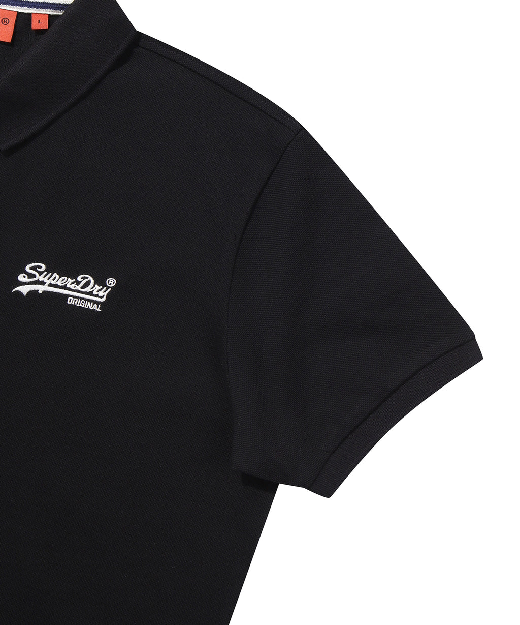 Vintage Logo Polo Shirt - Black