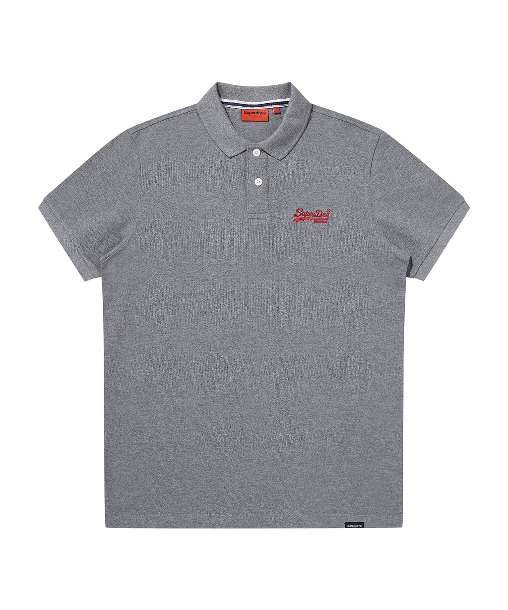 Vintage Logo Polo Shirt - Medium Grey