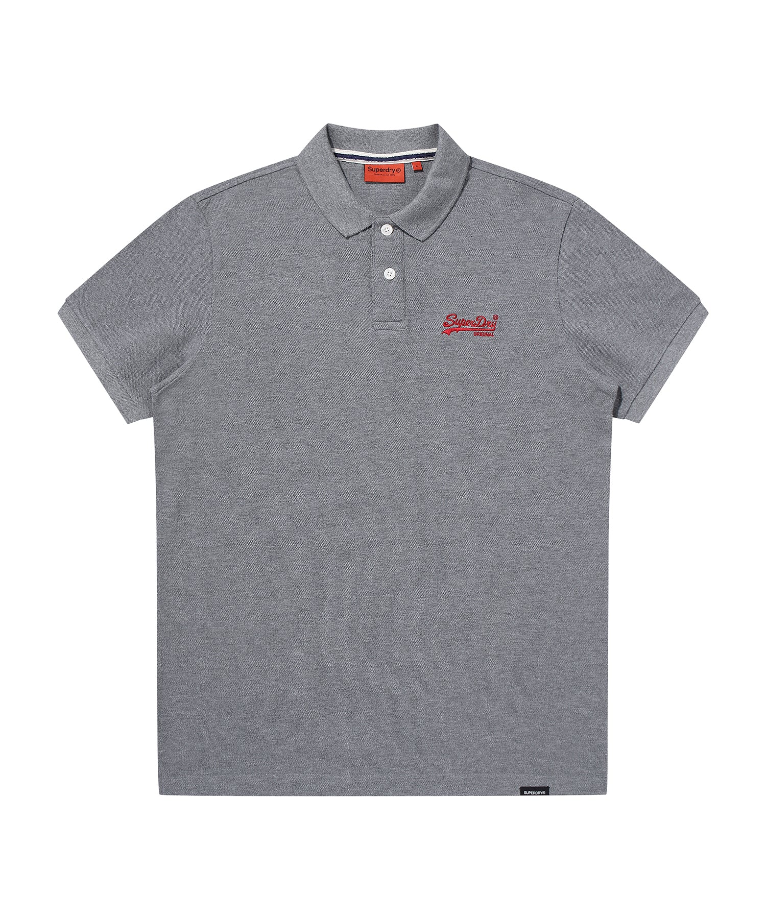 Vintage Logo Polo Shirt - Medium Grey
