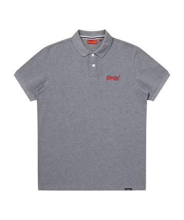 Vintage Logo Polo Shirt - M/Grey