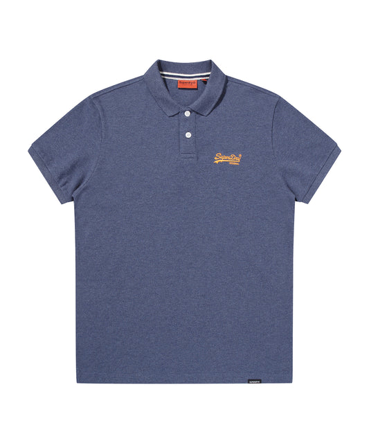 Vintage Logo Polo Shirt - M/Indigo