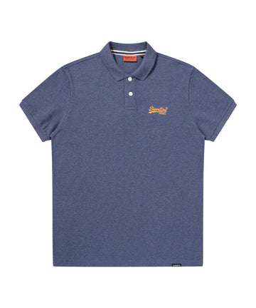 Vintage Logo Polo Shirt - M/Indigo