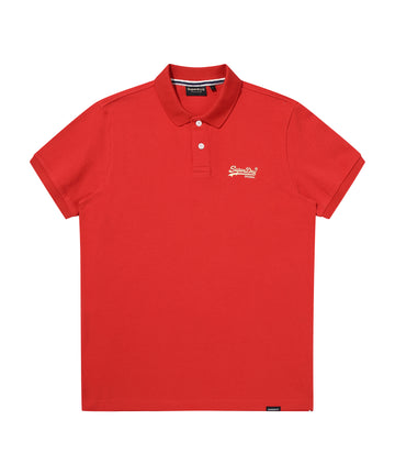 Vintage Logo Polo Shirt - Red