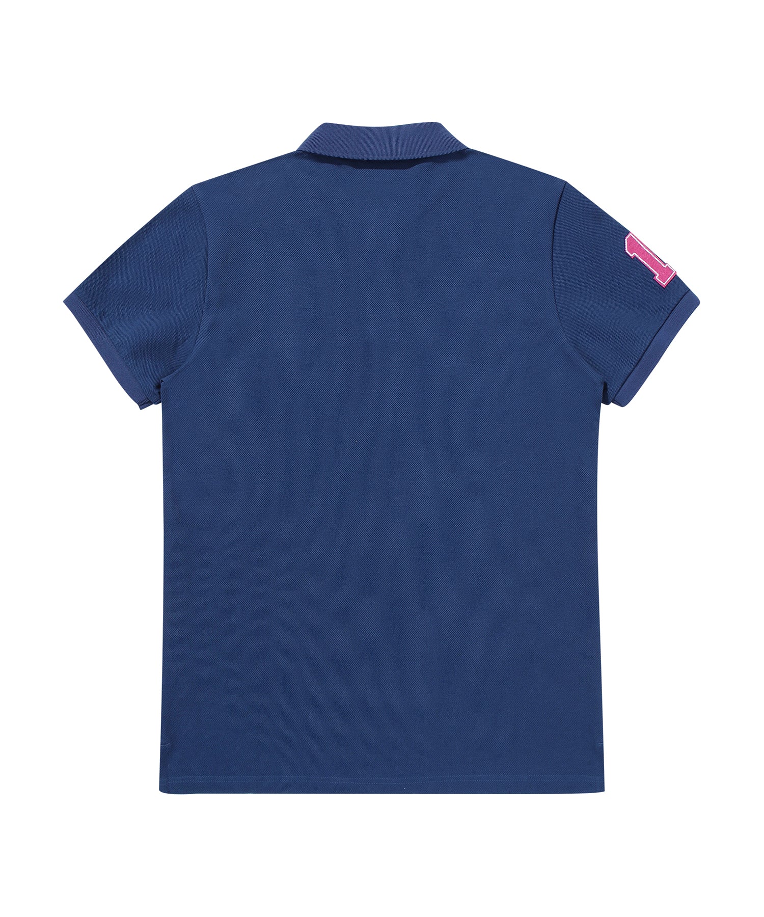 Athletics Felt Polo Shirt - D/Blue