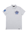 Athletics Felt Polo Shirt - L/Grey