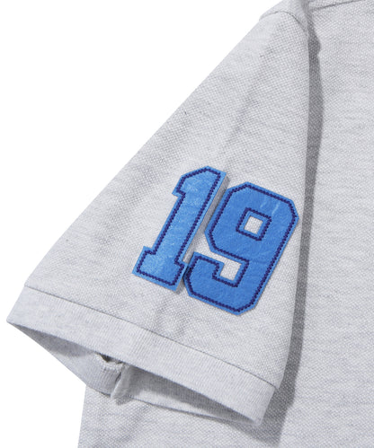 Athletics Felt Polo Shirt - L/Grey