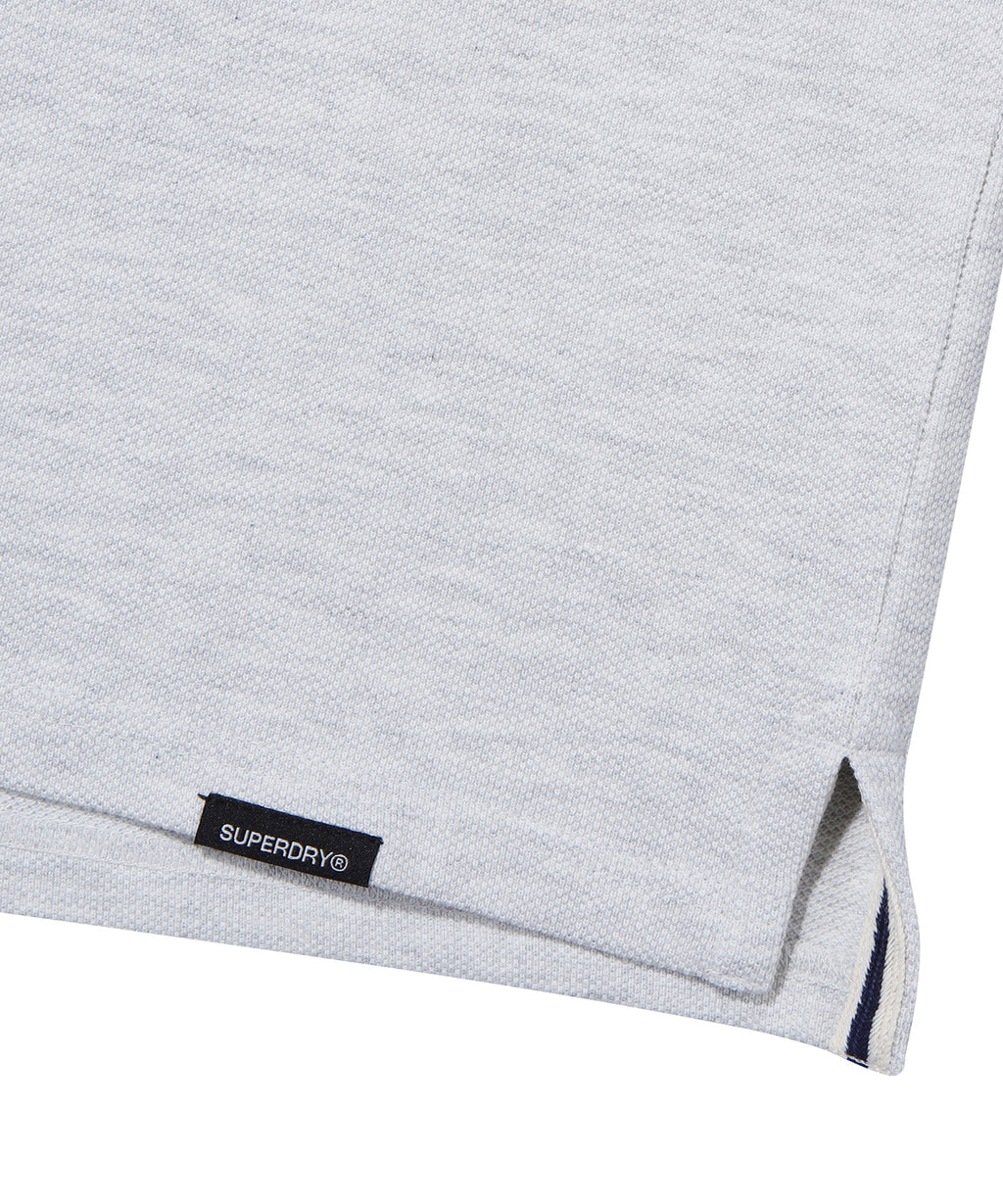 Athletics Felt Polo Shirt - L/Grey