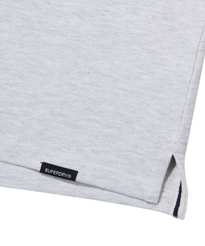 Athletics Felt Polo Shirt - L/Grey
