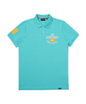 Athletics Felt Polo Shirt - Mint
