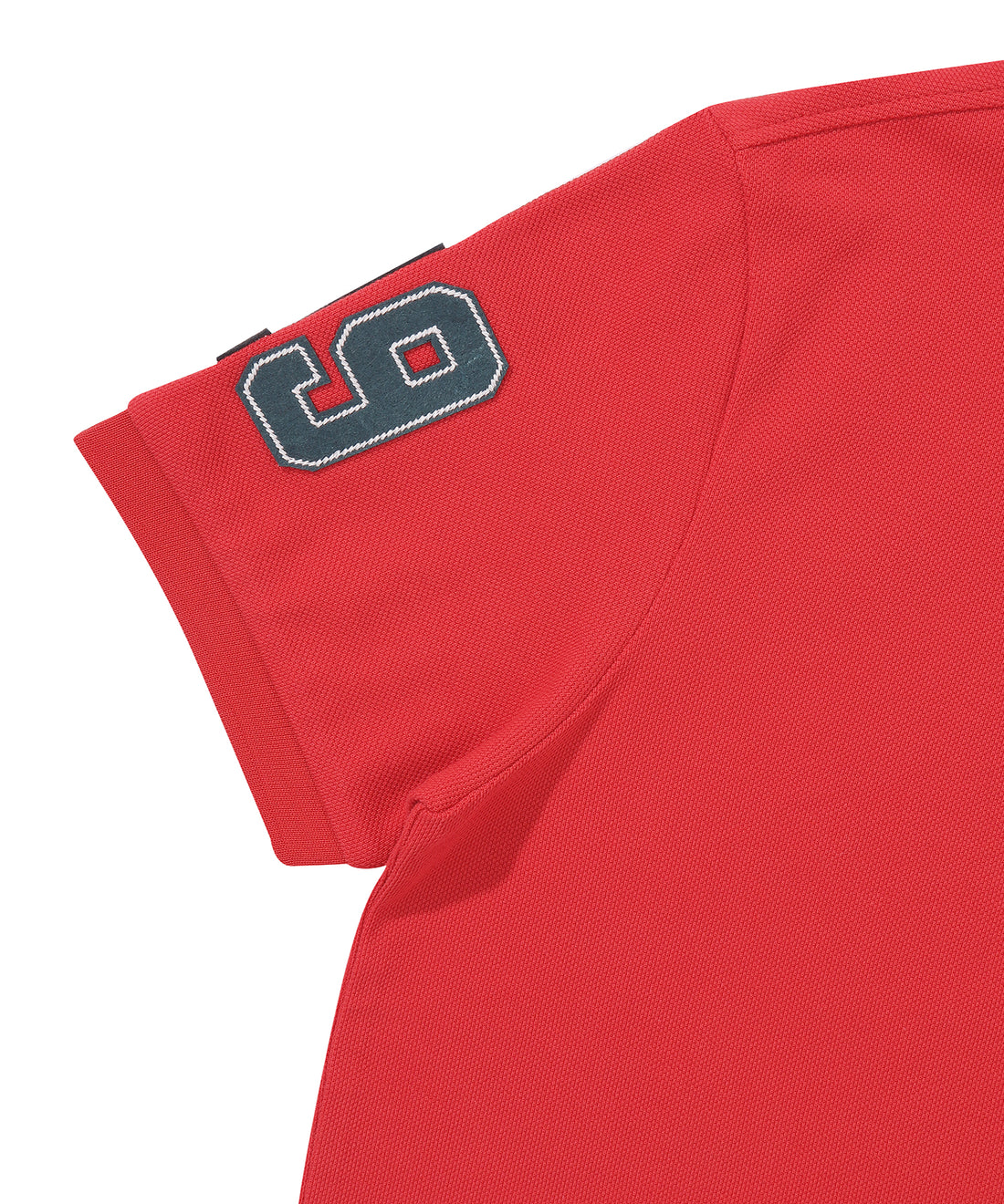 Athletics Felt Polo Shirt - Red