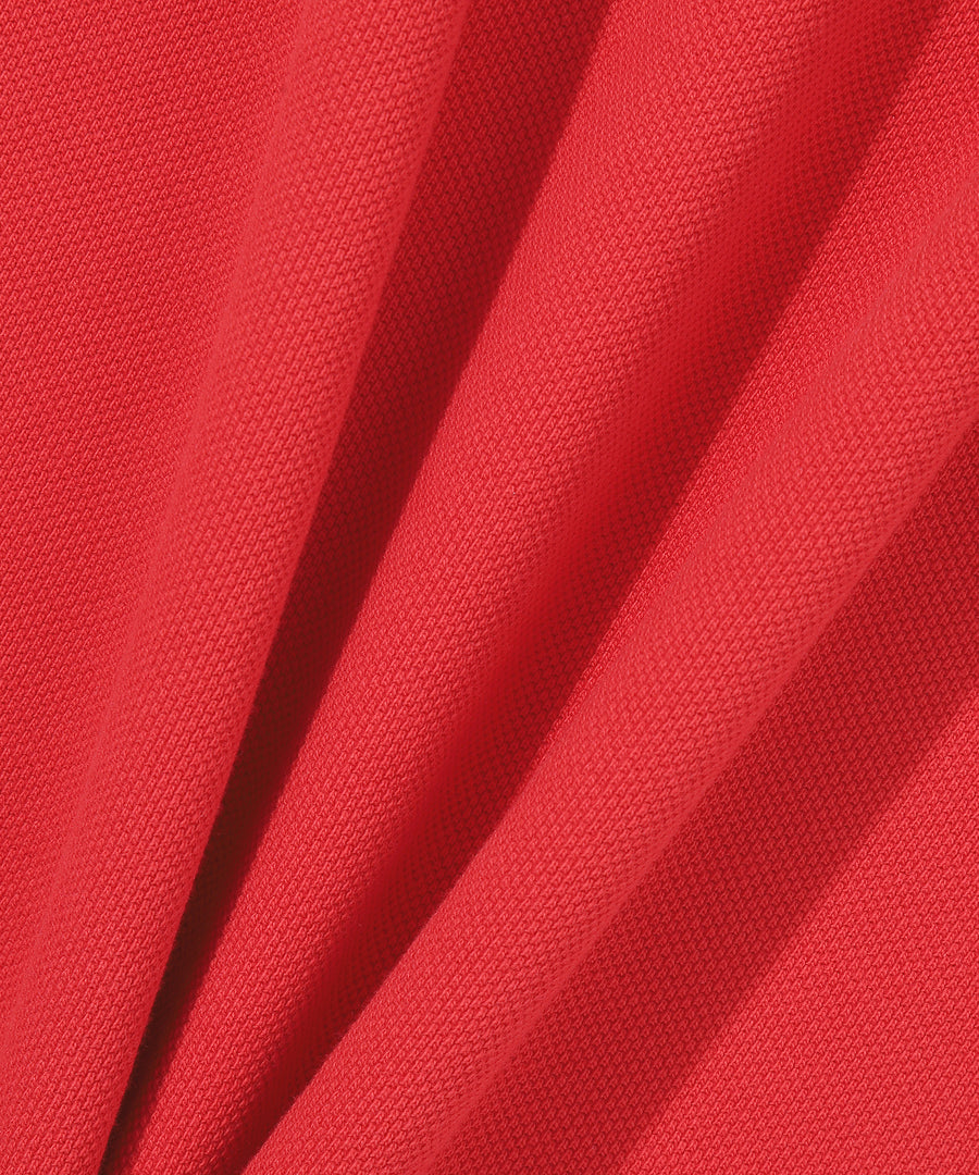 Athletics Felt Polo Shirt - Red
