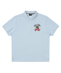 Tiger Logo Polo Shirt - Grey/Blue