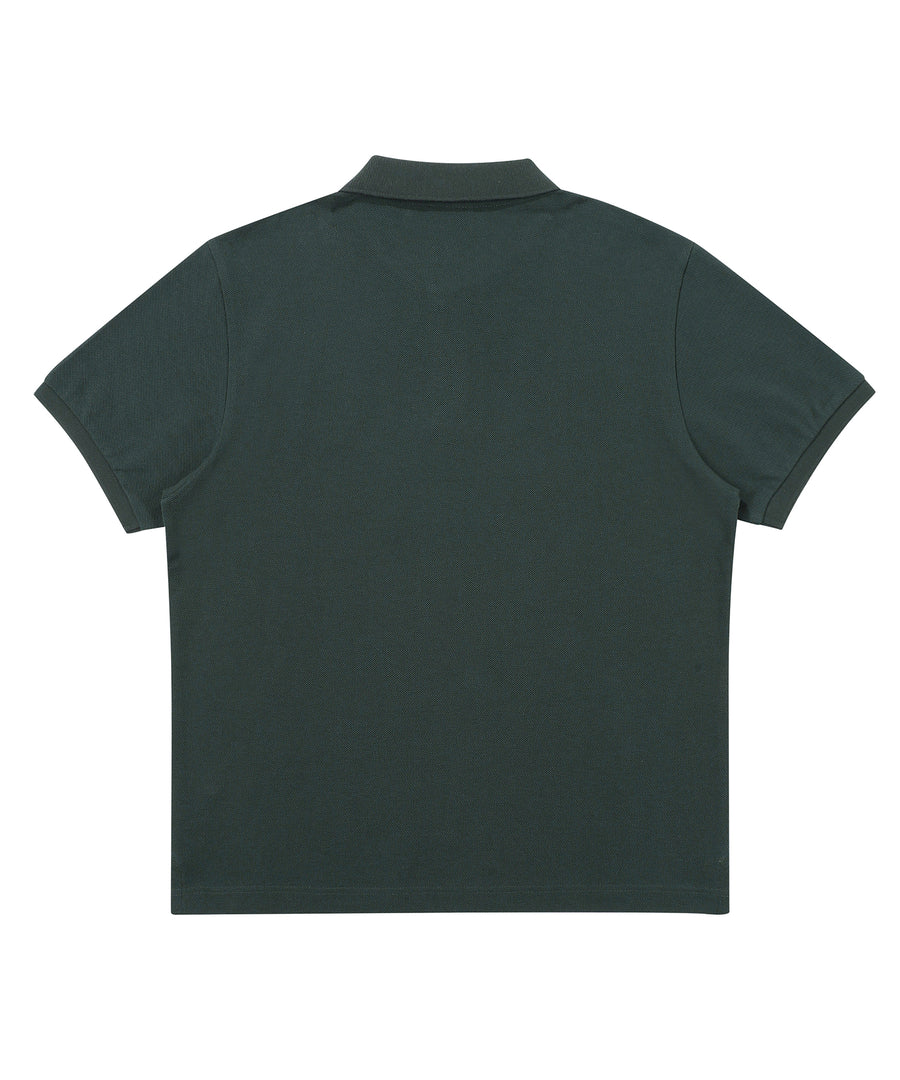 Tiger Logo Polo Shirt - Hunter